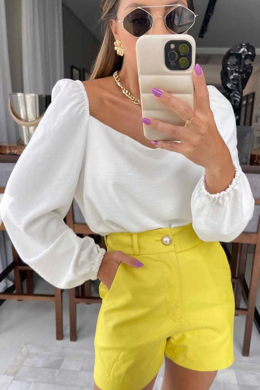 Short Couro Lorena