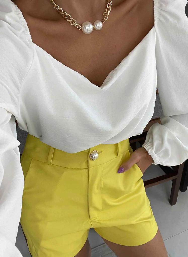 Short Couro Lorena