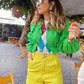 Short Couro Lorena