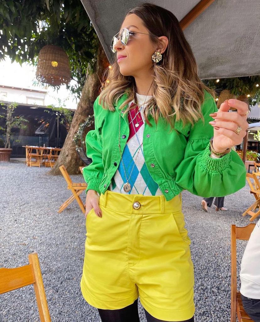 Short Couro Lorena